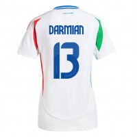 Italien Matteo Darmian #13 Replika Bortatröja Dam EM 2024 Kortärmad